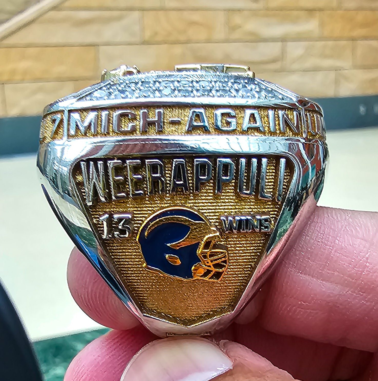 Michigan national championship ring